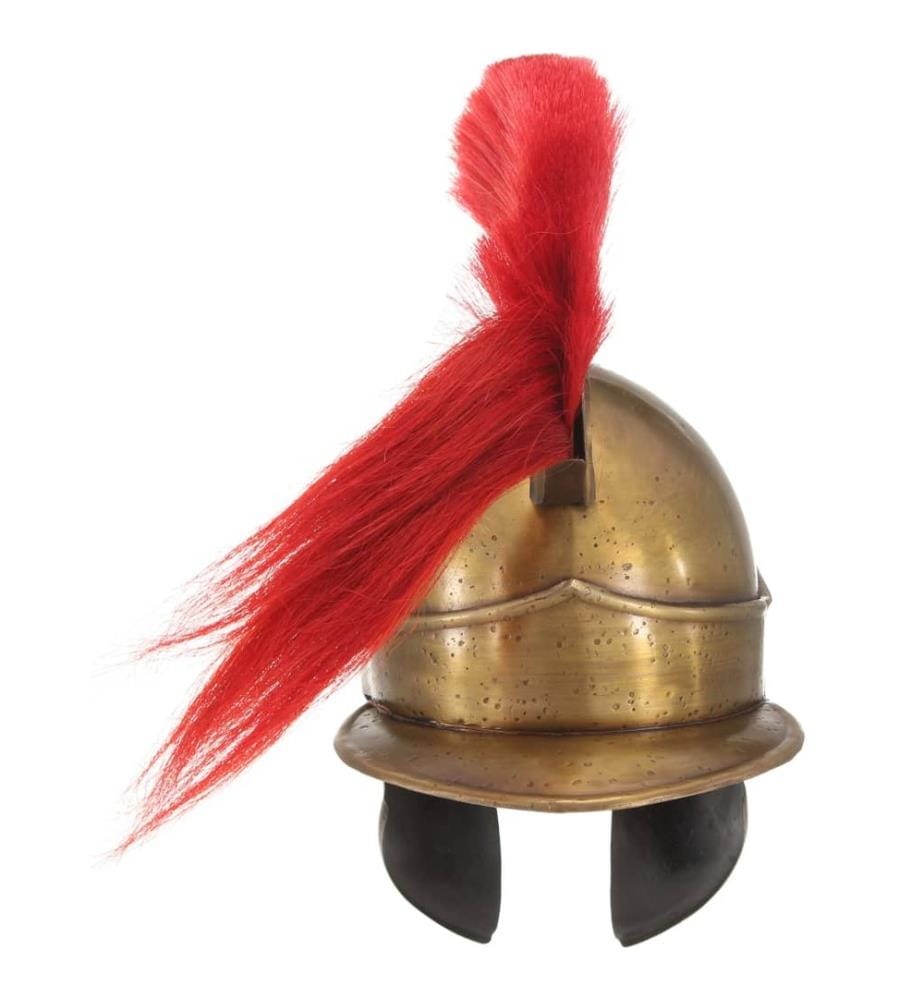 Griechischer Krieger-Helm Antik Replik LARP Messing Stahl