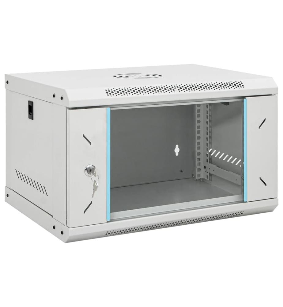 6HE Wandmontierter Netzwerkschrank 19" IP20 53x40x30 cm
