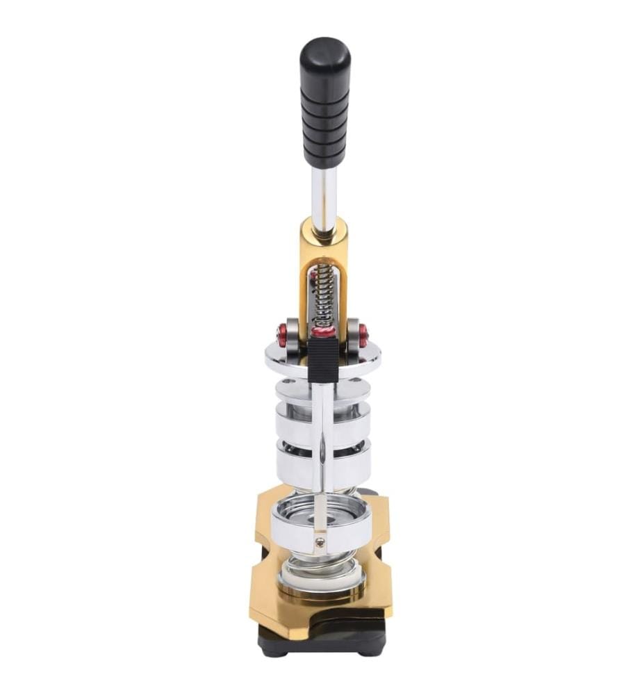 Buttonmaschine mit 500 Button-Teilen 37 mm Drehstanze