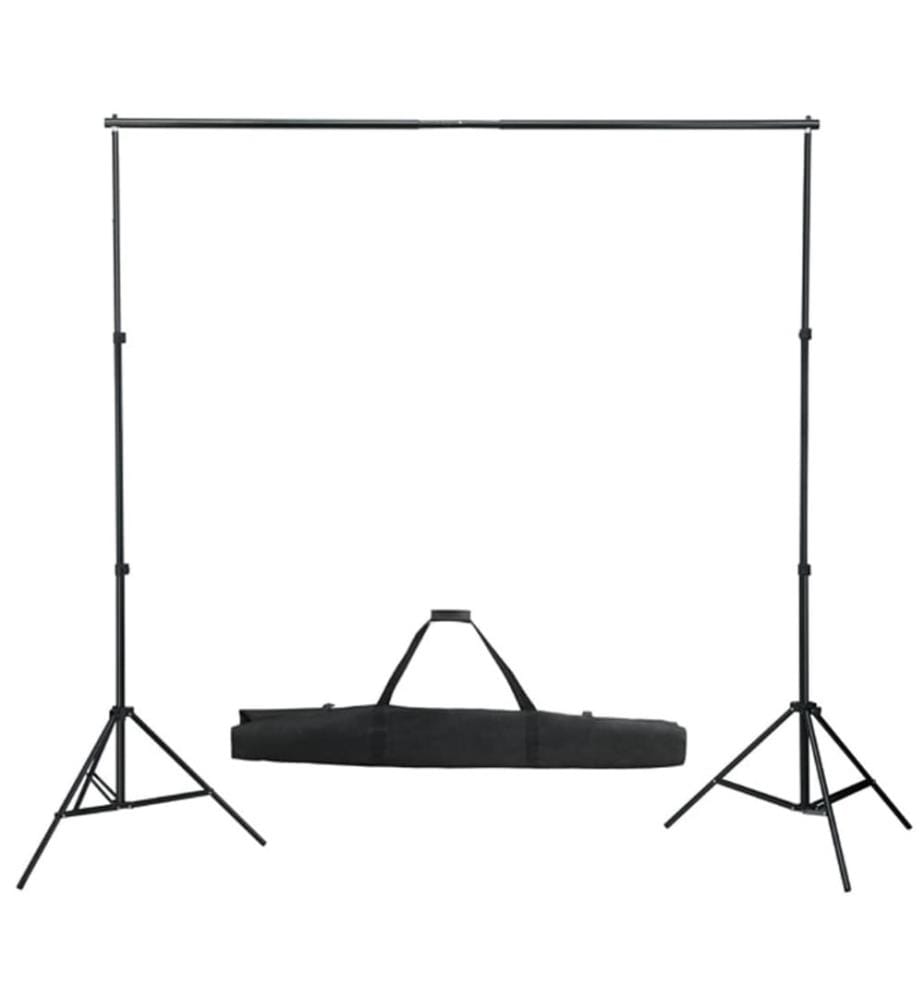 Fotostudio-Set mit Beleuchtung und Hintergrund