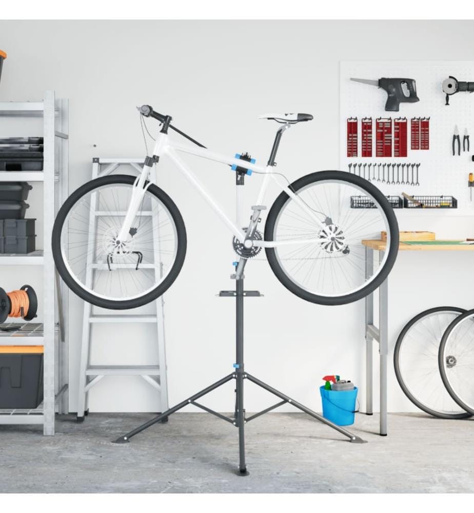 Support de réparation de vélo pliable réglable 108-188 cm
