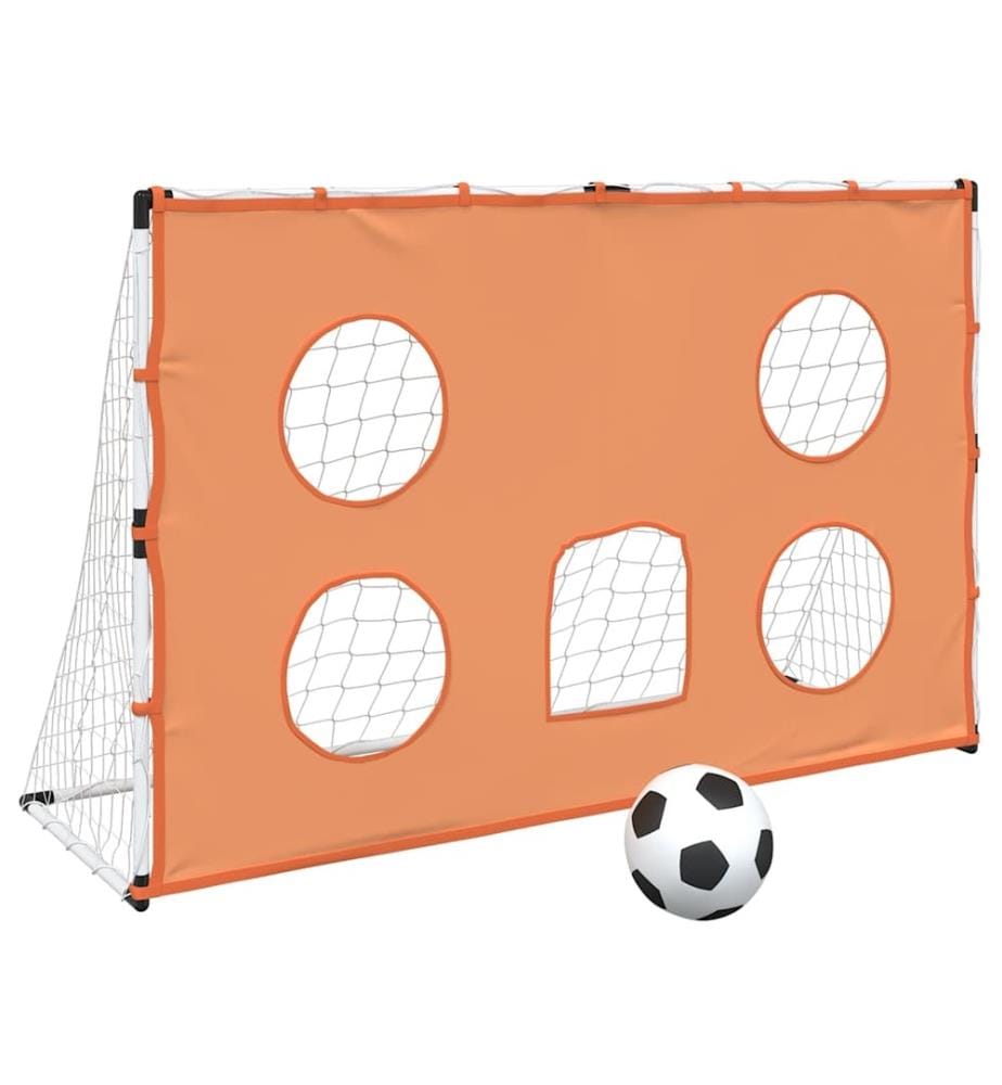 Fussballtor für Kinder mit Zielmatte und Ball 182x62x118 cm
