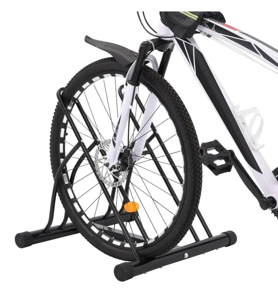Fahrradständer für 2 Fahrräder Freistehend Stahl