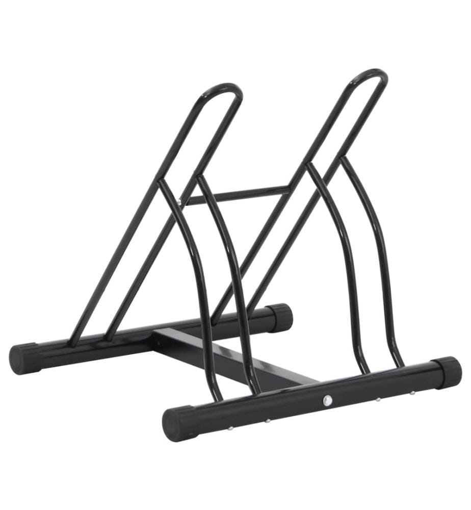Fahrradständer für 2 Fahrräder Freistehend Stahl