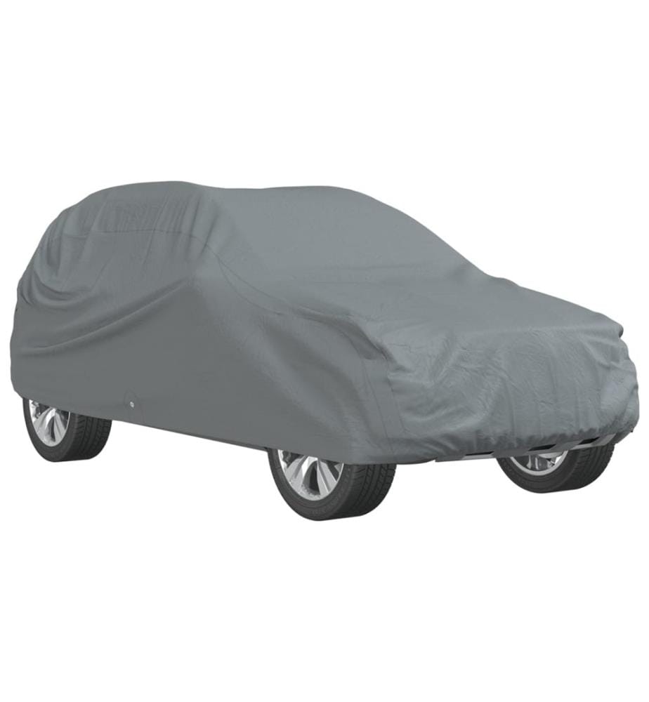 Housse de voiture SUV complète gris M tissu non tissé