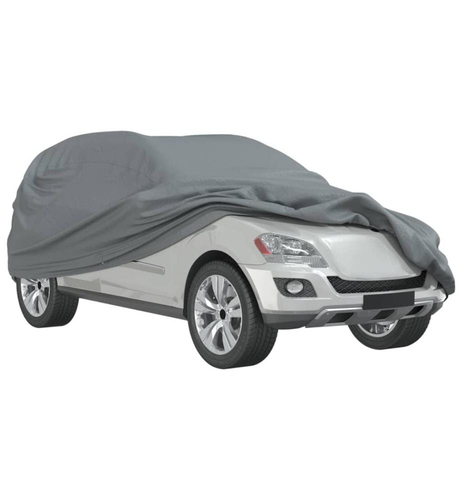 Housse de voiture SUV complète gris M tissu non tissé
