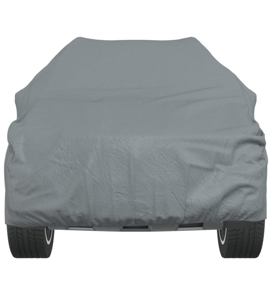 Housse de voiture SUV complète gris M tissu non tissé