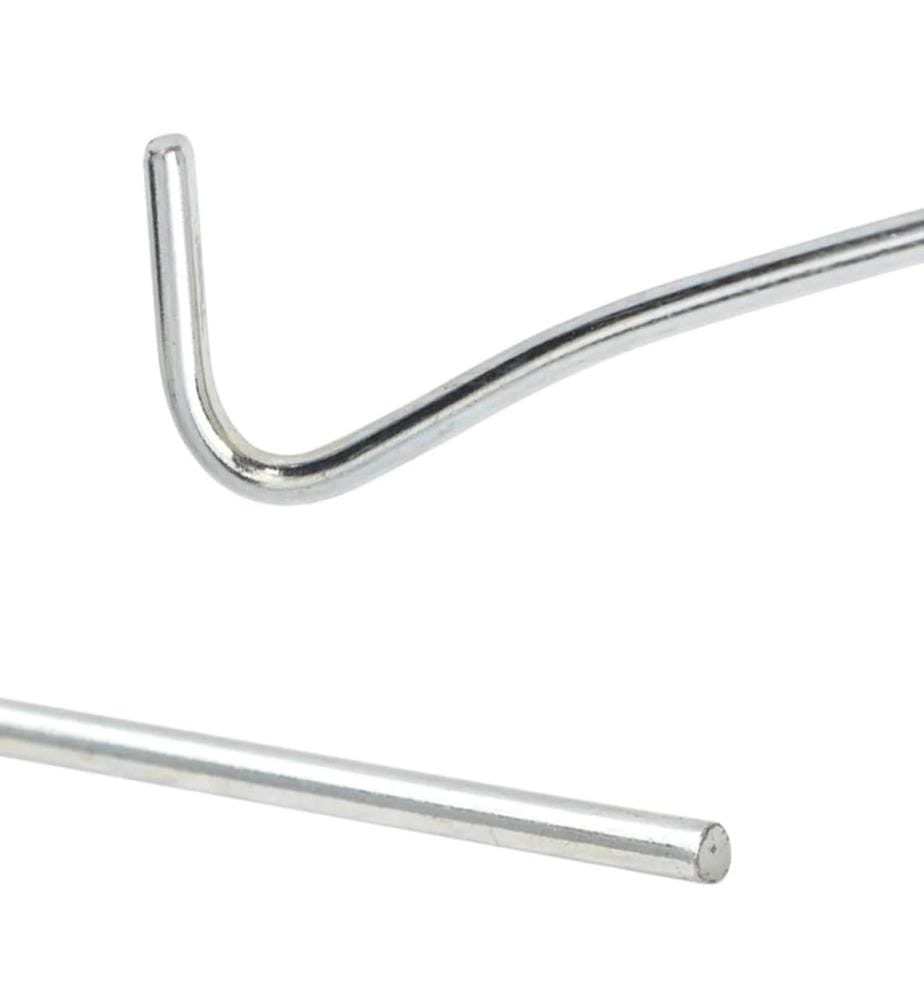 Piquets de tente 25 pcs 23 cm Ø3 mm acier galvanisé