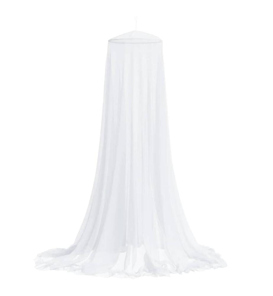 Moustiquaire pour lit 220 maille blanc 56x56x220 cm