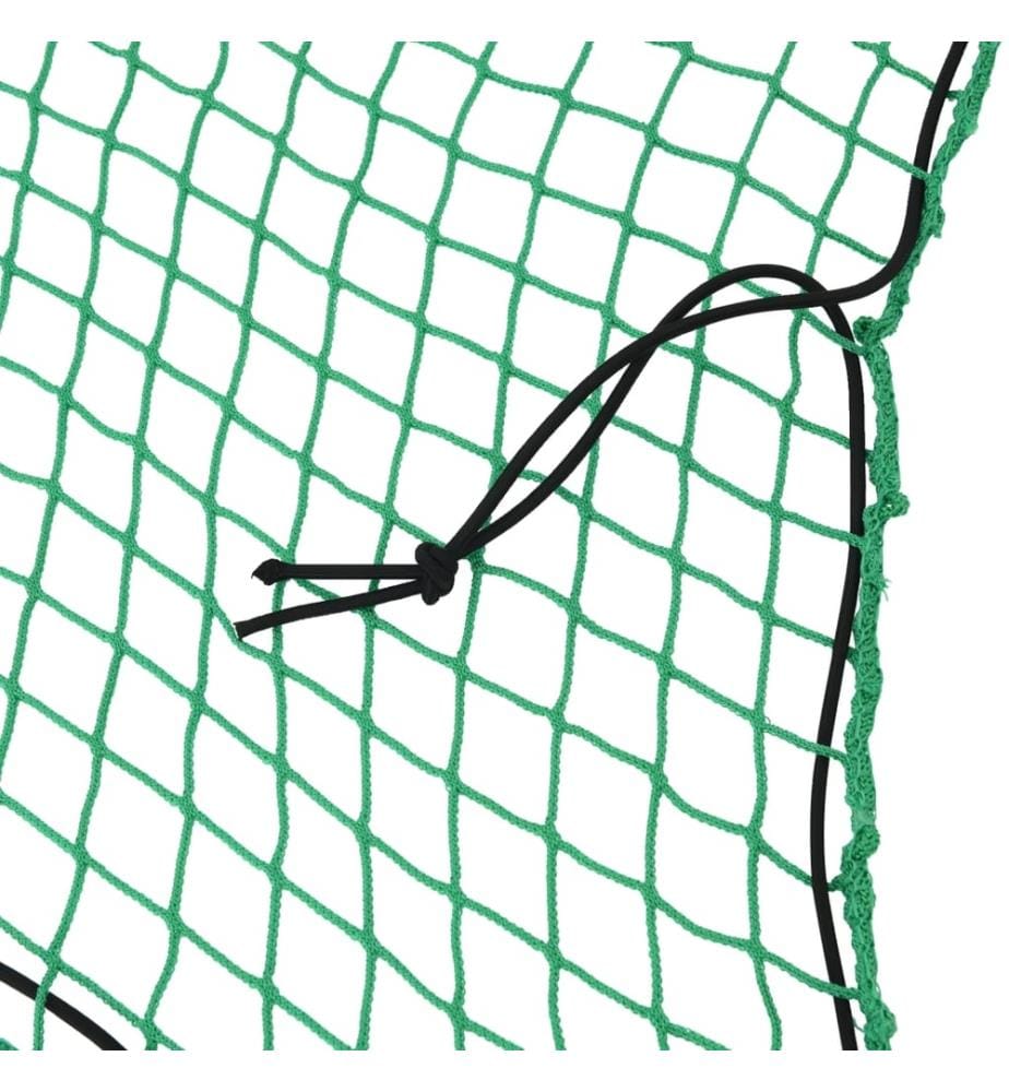 Anhängernetz mit Gummiseil Grün 3,5x2 m PP