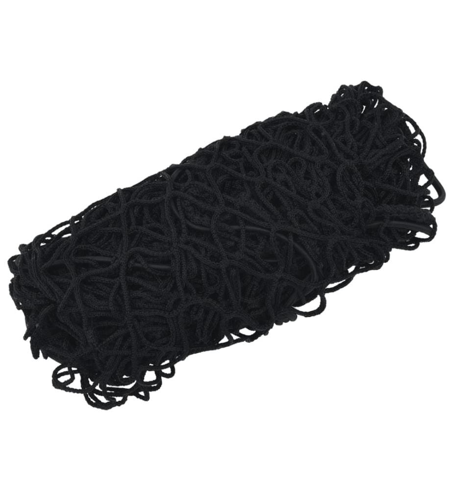 Anhängernetz mit Gummiseil Schwarz 4,5x2,5 m PP