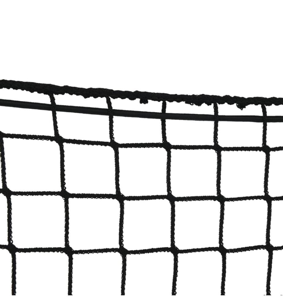 Anhängernetz mit Gummiseil Schwarz 4,5x2,5 m PP