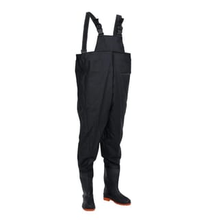Wathose mit Stiefeln Schwarz Grösse 38