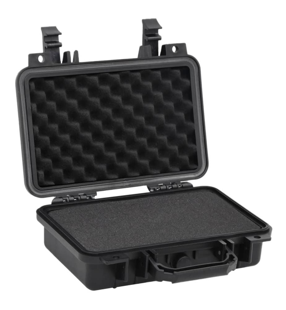 Flugkoffer Tragbar Schwarz 30x22x10 cm PP