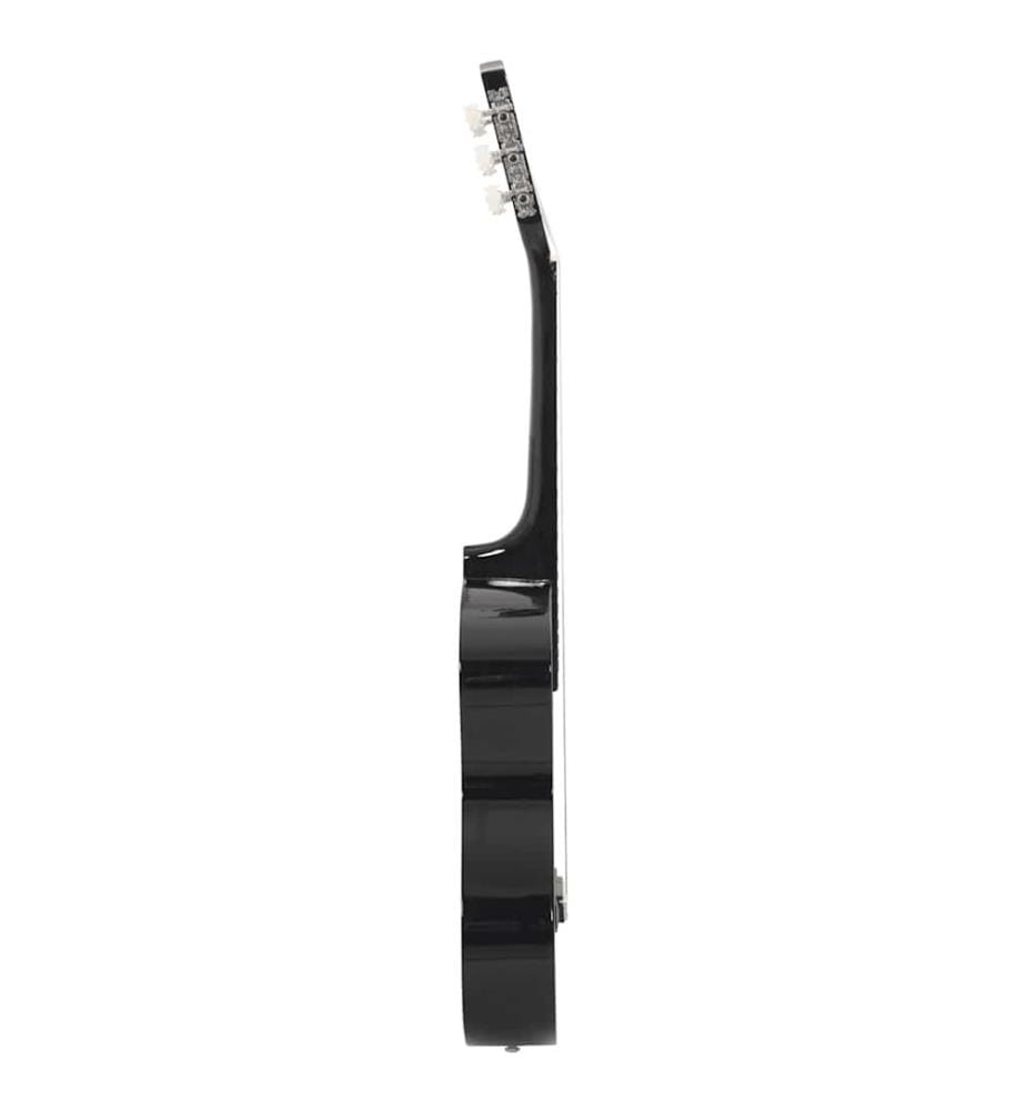 8-tlg. Klassikgitarren-Set für Anfänger Schwarz 1/2 34"