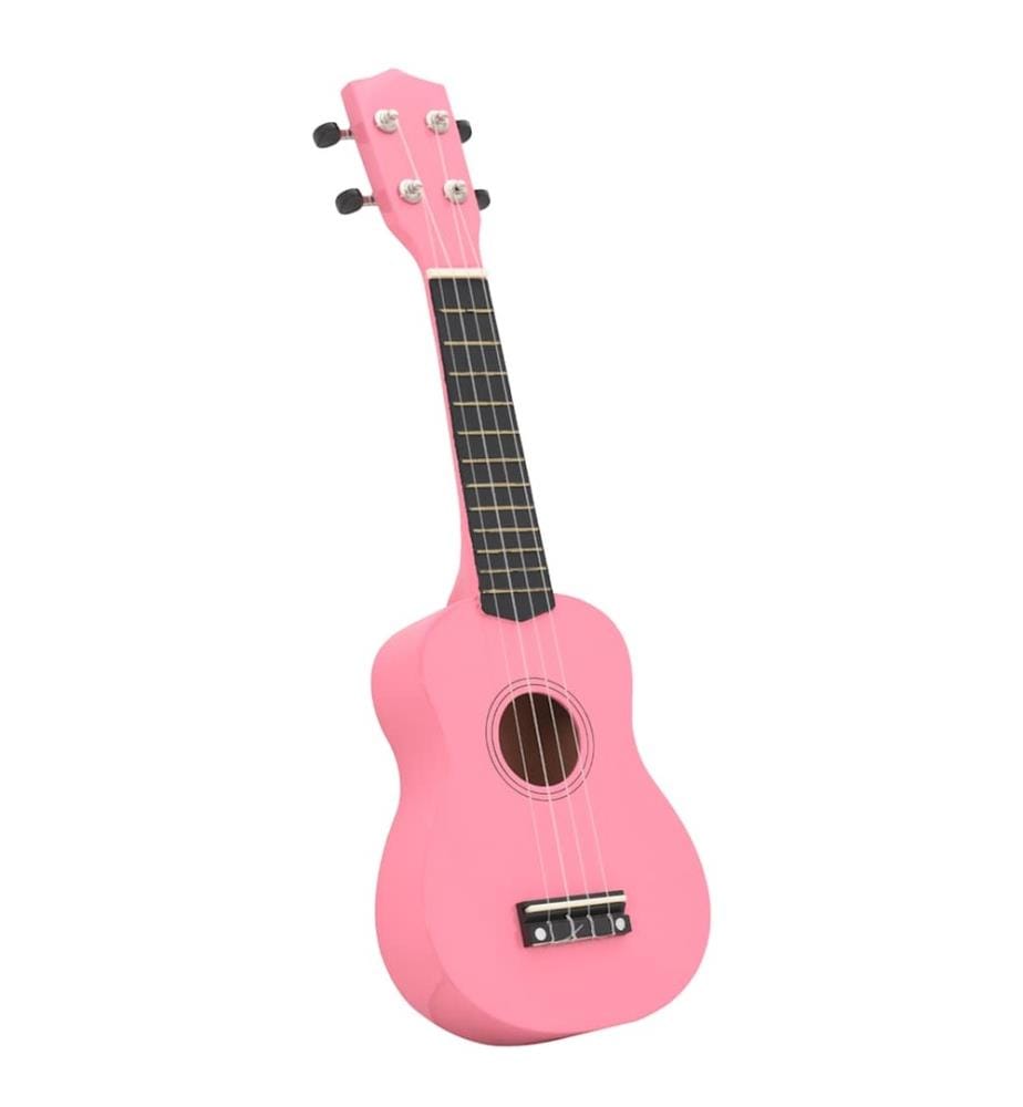 Sopran-Ukulele-Set mit Tasche für Kinder Rosa 21"