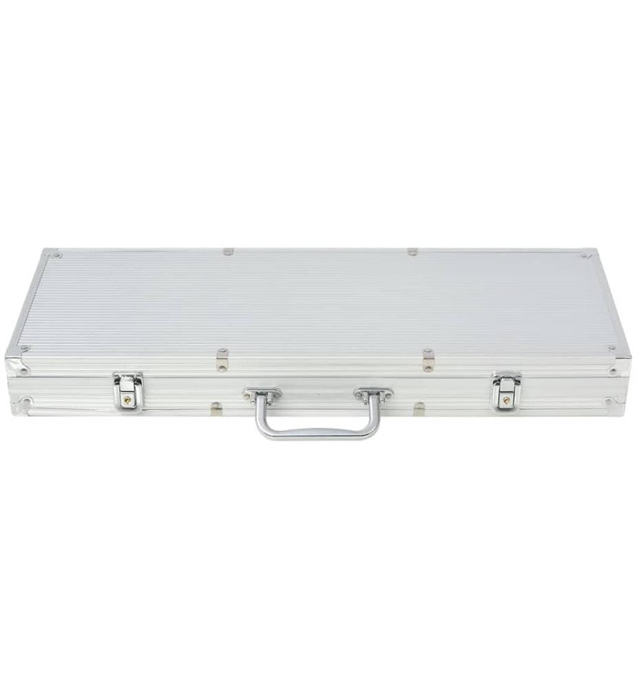 Poker Set mit 500 Chips Aluminium