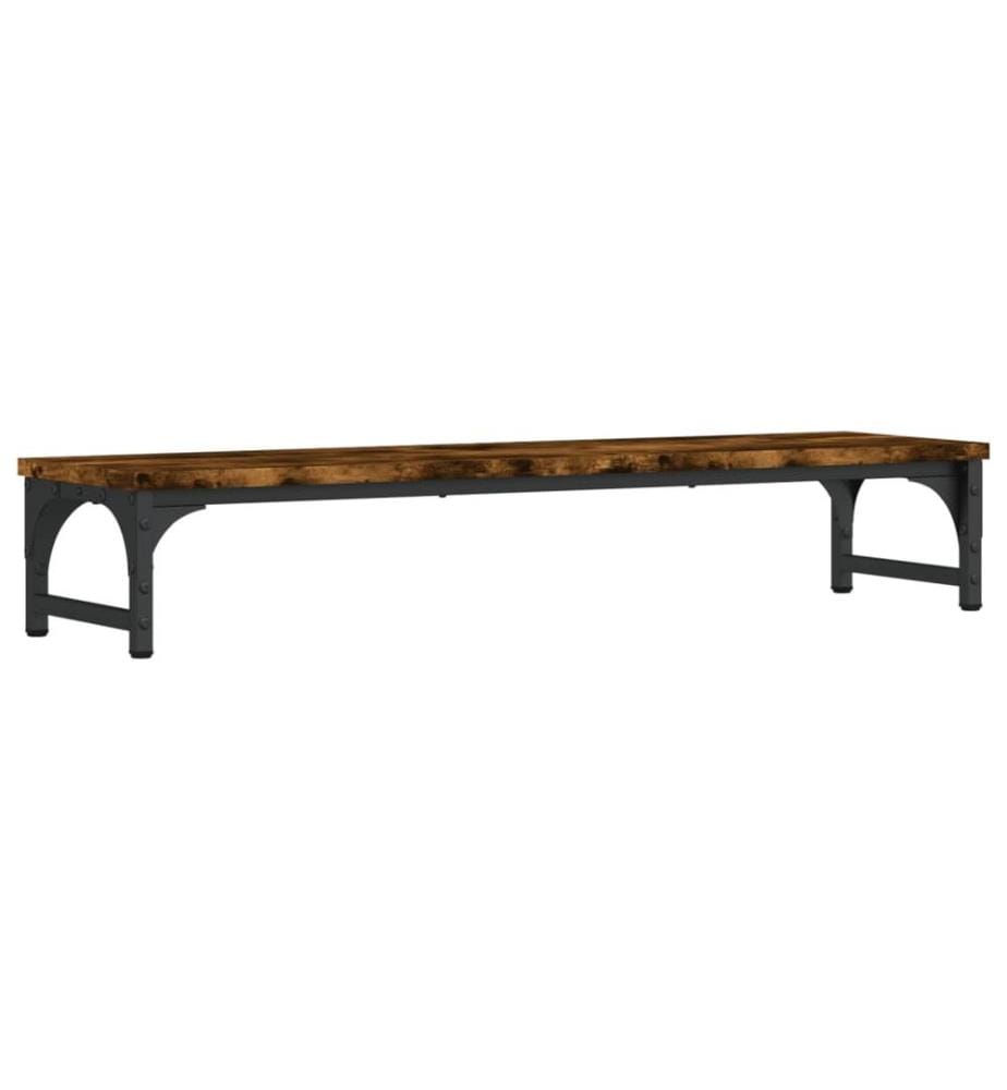 Monitorständer Räuchereiche 85x23x15,5 cm Holzwerkstoff
