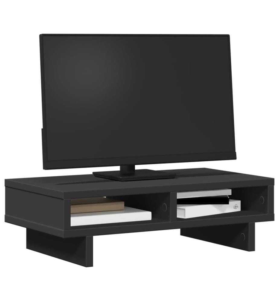 Monitorständer Schwarz 50x27x15 cm Holzwerkstoff