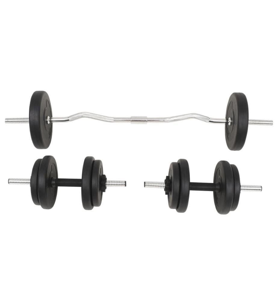 Langhantel- und Kurzhantel-Set 30 kg