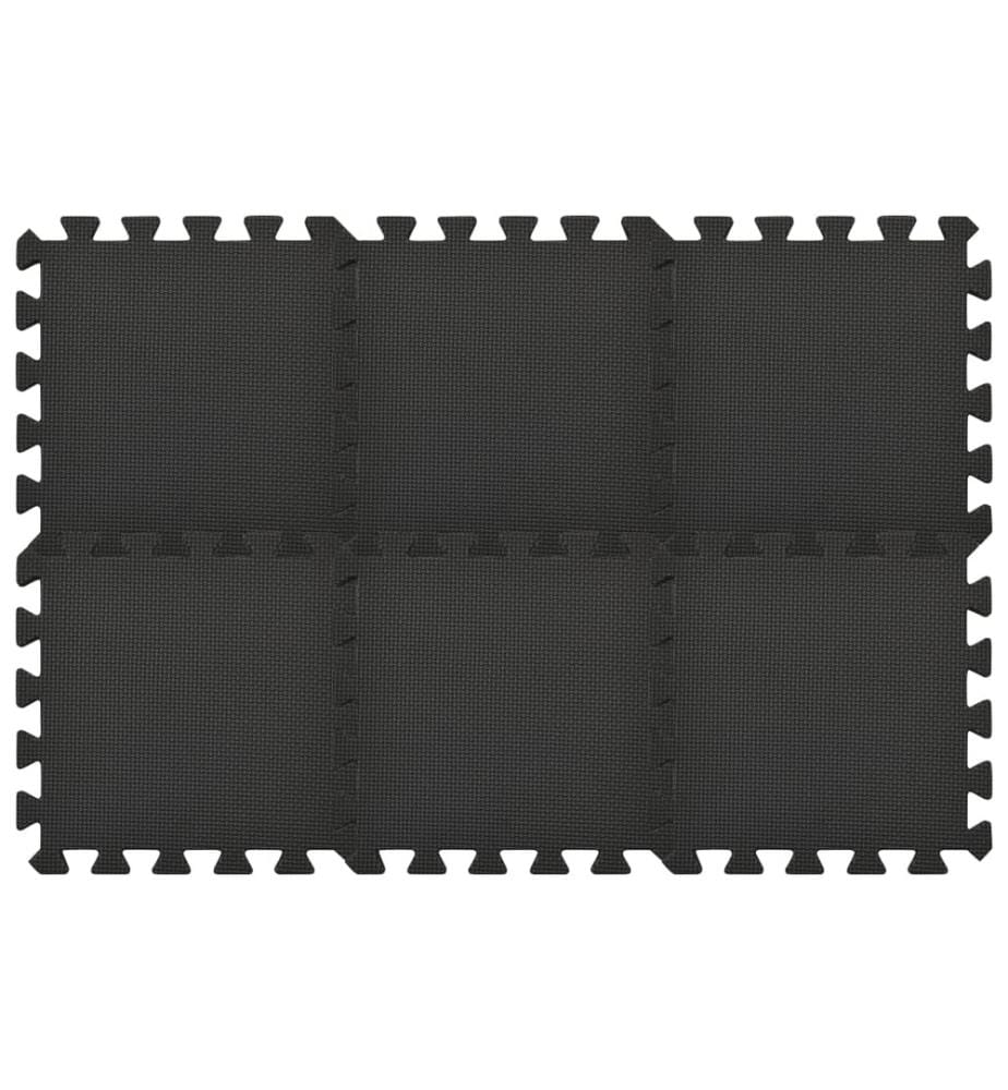 Tapis de sol 54 pcs 4,86? Mousse EVA Noir