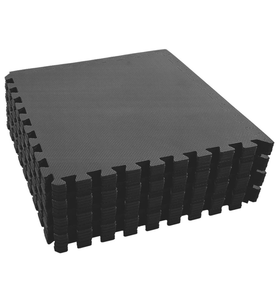 Tapis de sol 24 pcs 8,64? Mousse EVA Noir