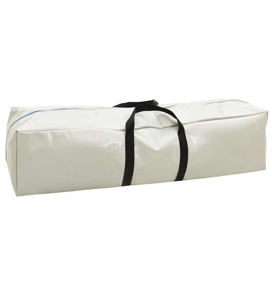 Aufblasbare Gymnastikmatte mit Pumpe 60x100x10 cm PVC Blau