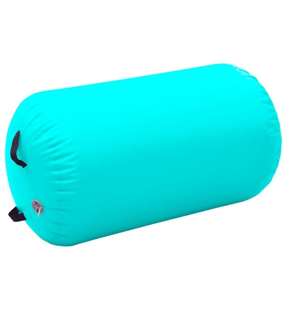 Aufblasbare Gymnastik-Rolle mit Pumpe 100x60 cm PVC Grün