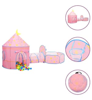 Tente de jeu pour enfants Rose 301x120x128 cm