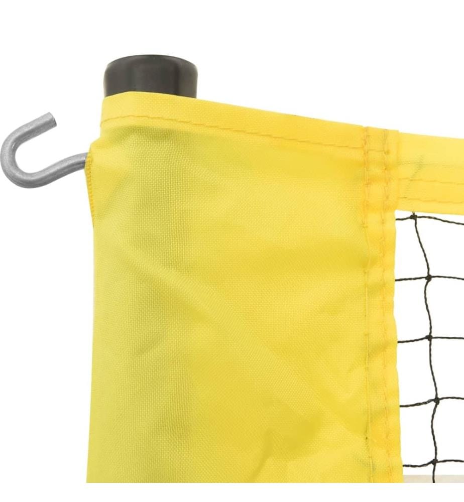 Filet de volley-ball jaune et noir 823x244 cm PE tissu