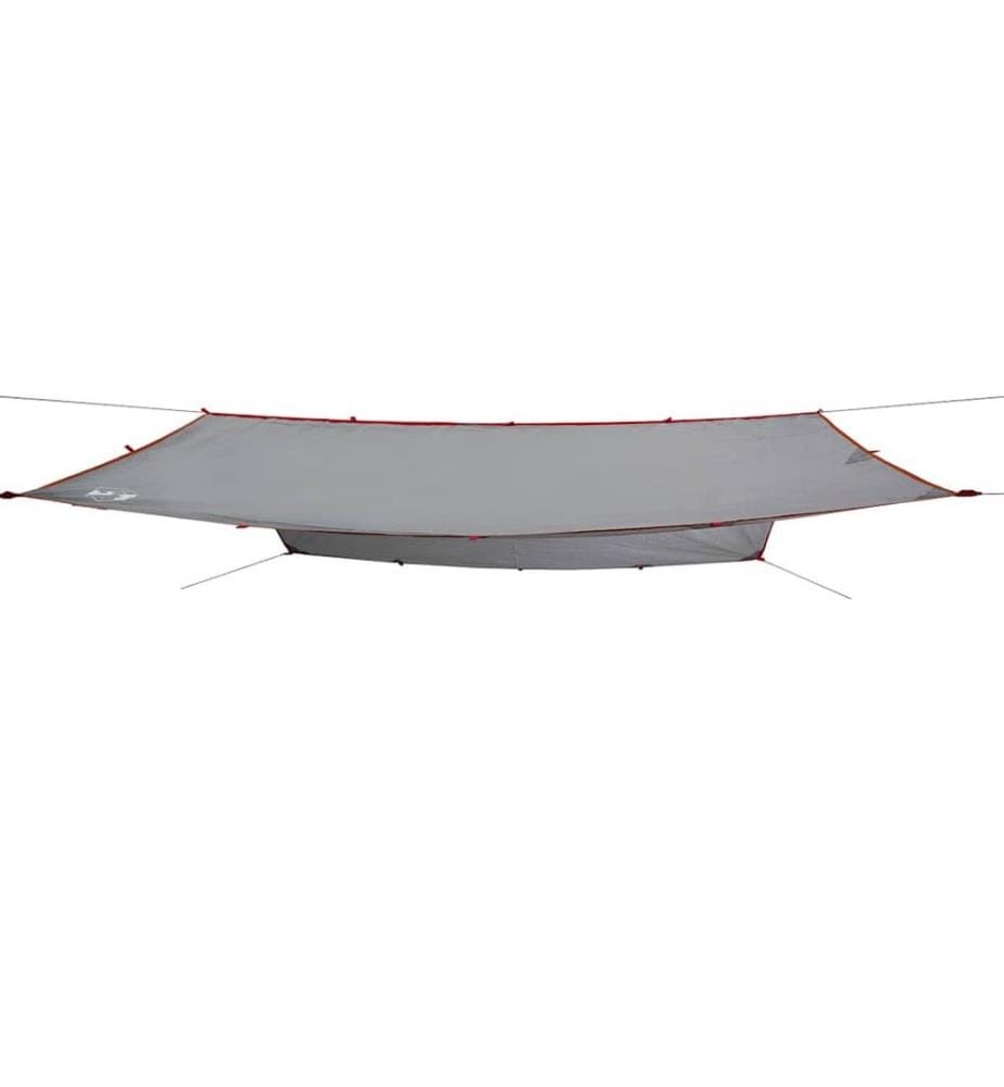 Bâche de camping gris et orange 360x294 cm imperméable