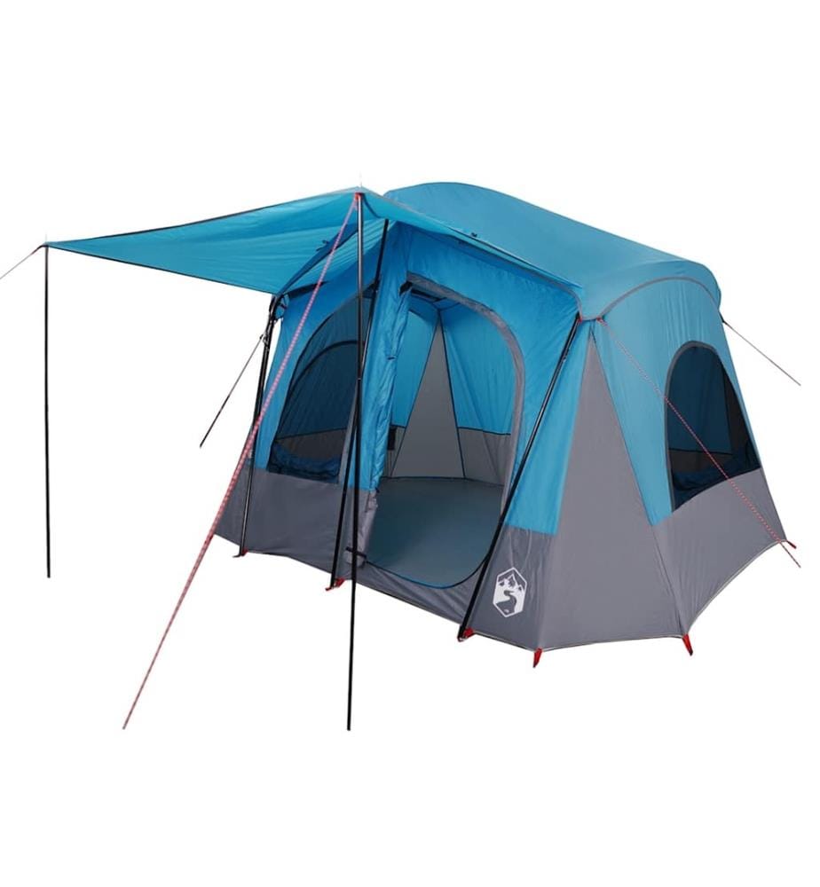 Campingzelt 5 Personen Blau Wasserdicht