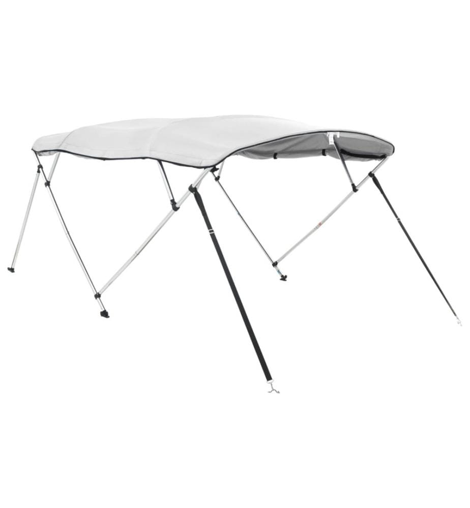 Toit bimini à 4 arceaux parois latérales 243x(185-198)x137 cm