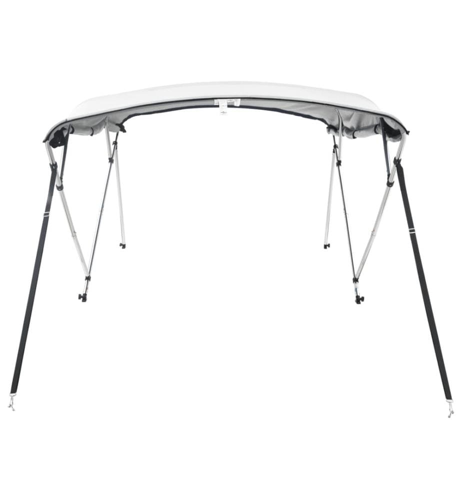 Toit bimini à 4 arceaux parois latérales 243x(185-198)x137 cm
