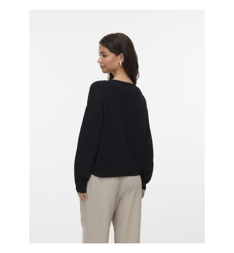 Knitted Cardigan - Black
