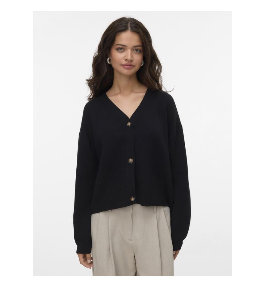 Knitted Cardigan - Black