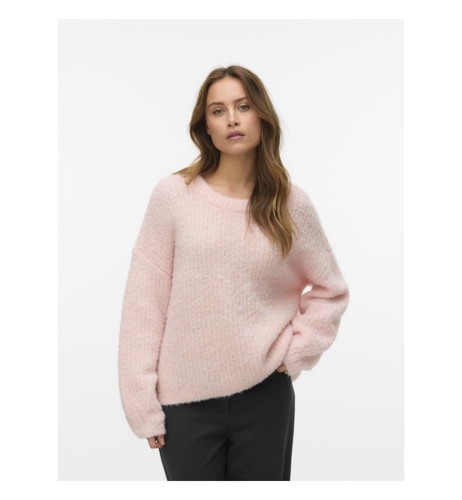 Knitted sweater - Pink Dogwood