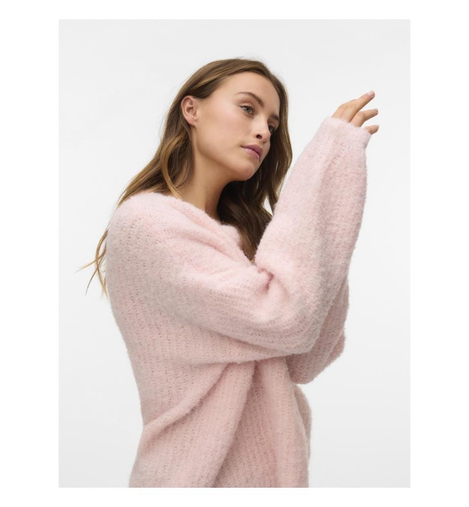 Knitted sweater - Pink Dogwood