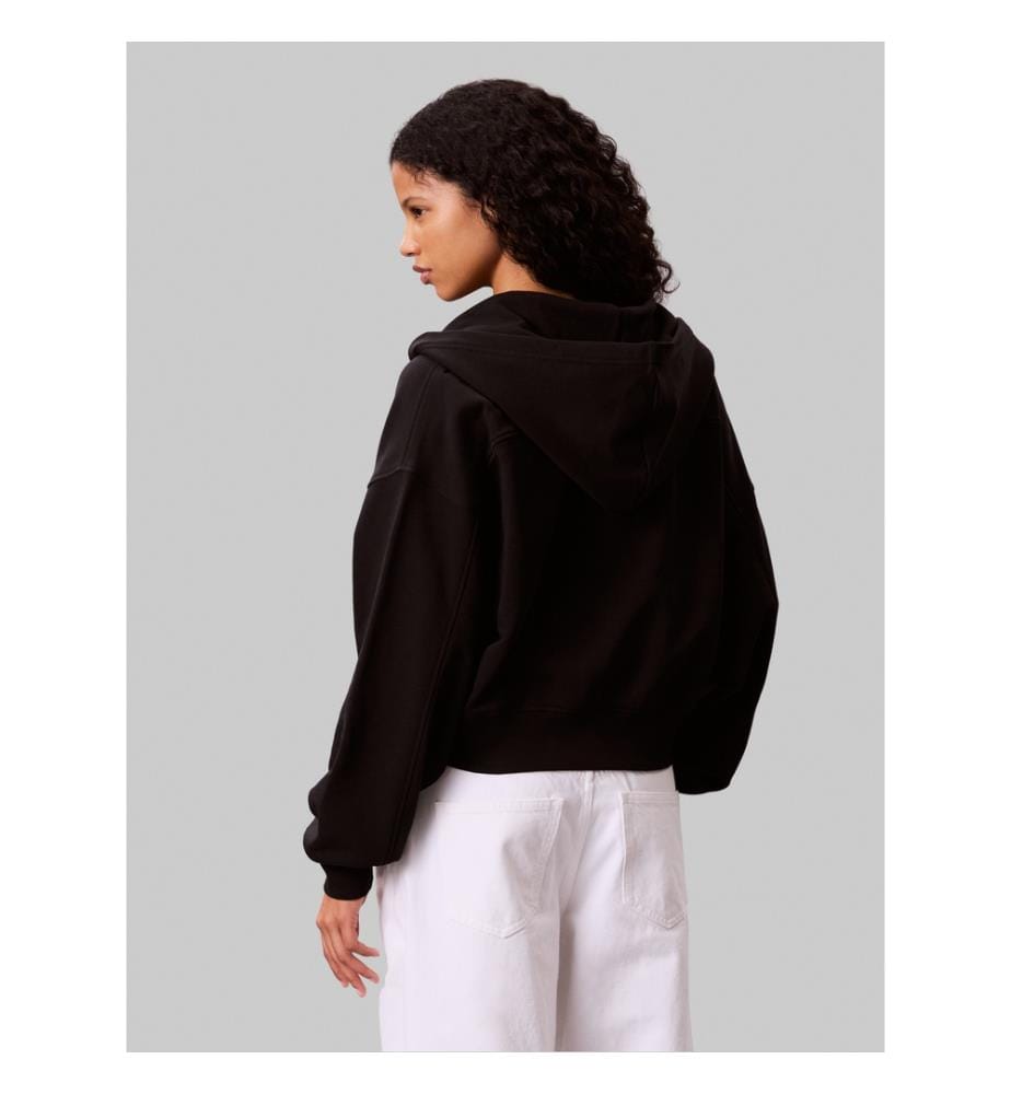Zip-up hoodie - Black