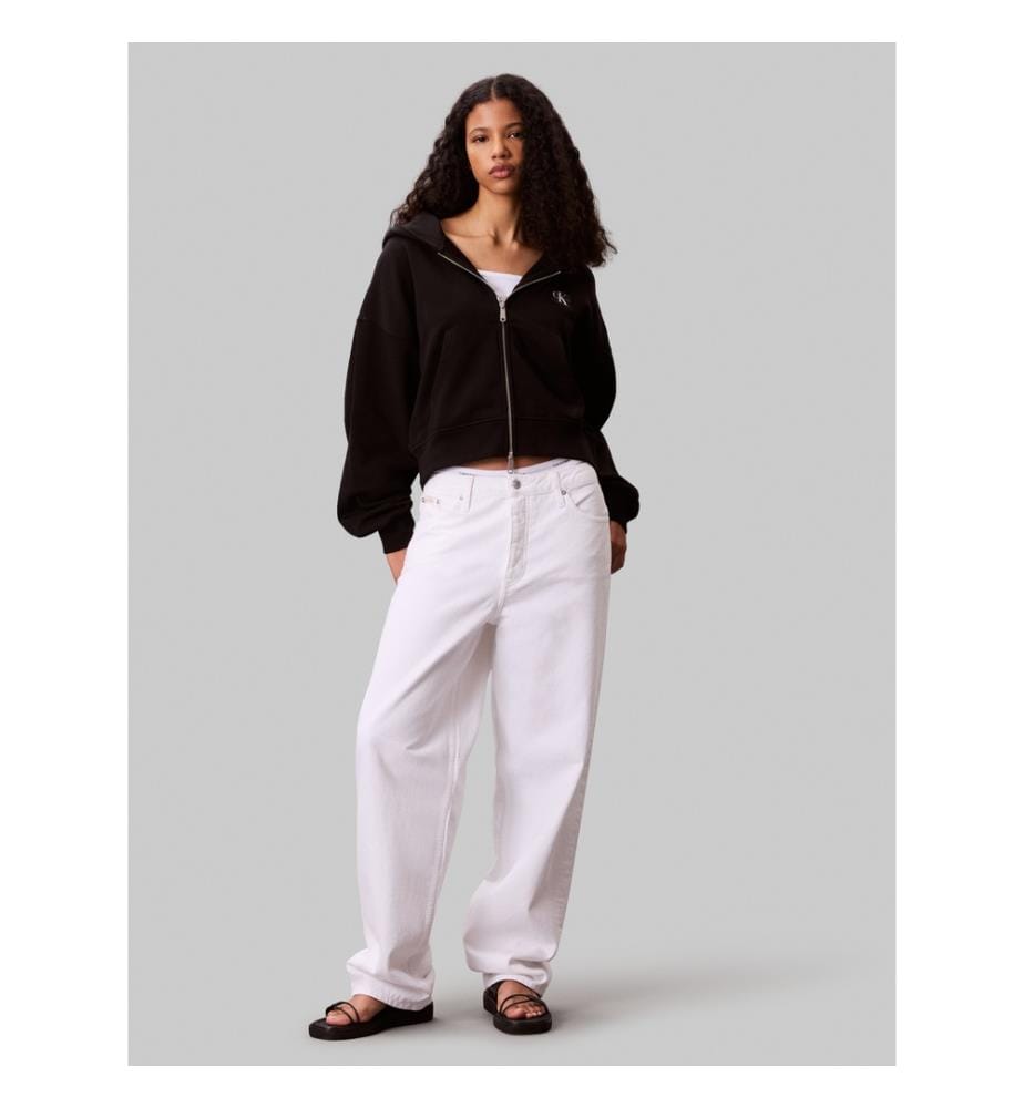 Zip-up hoodie - Black