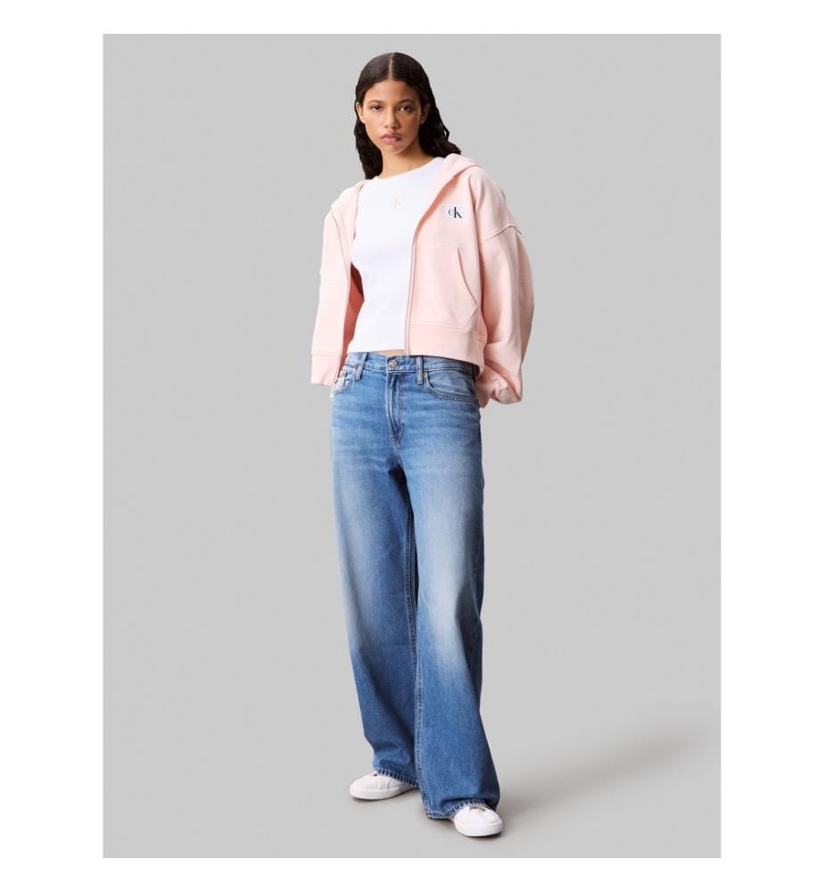 Zip-up hoodie - Light Pink