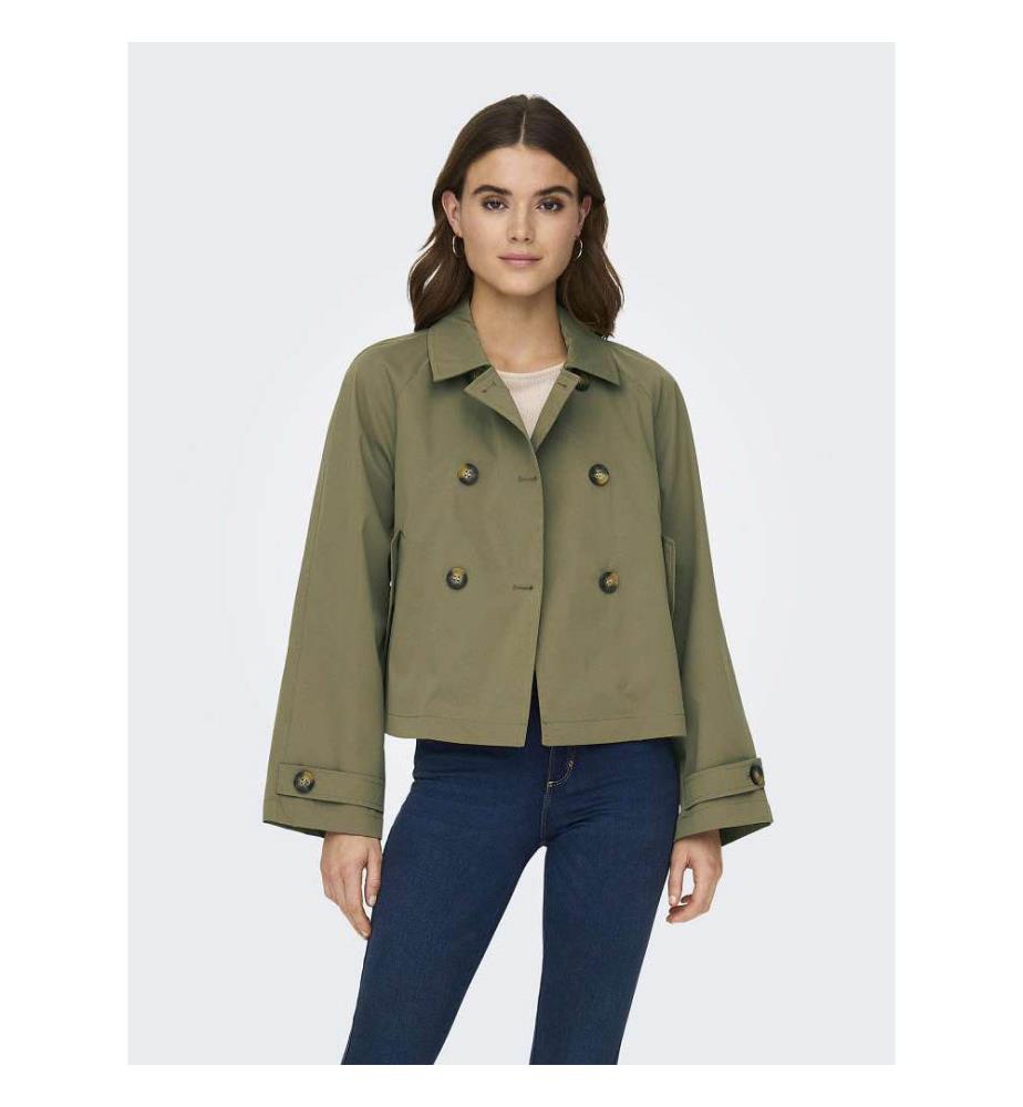 Trenchcoat Onlapril Short Otw Noos - Light Brown