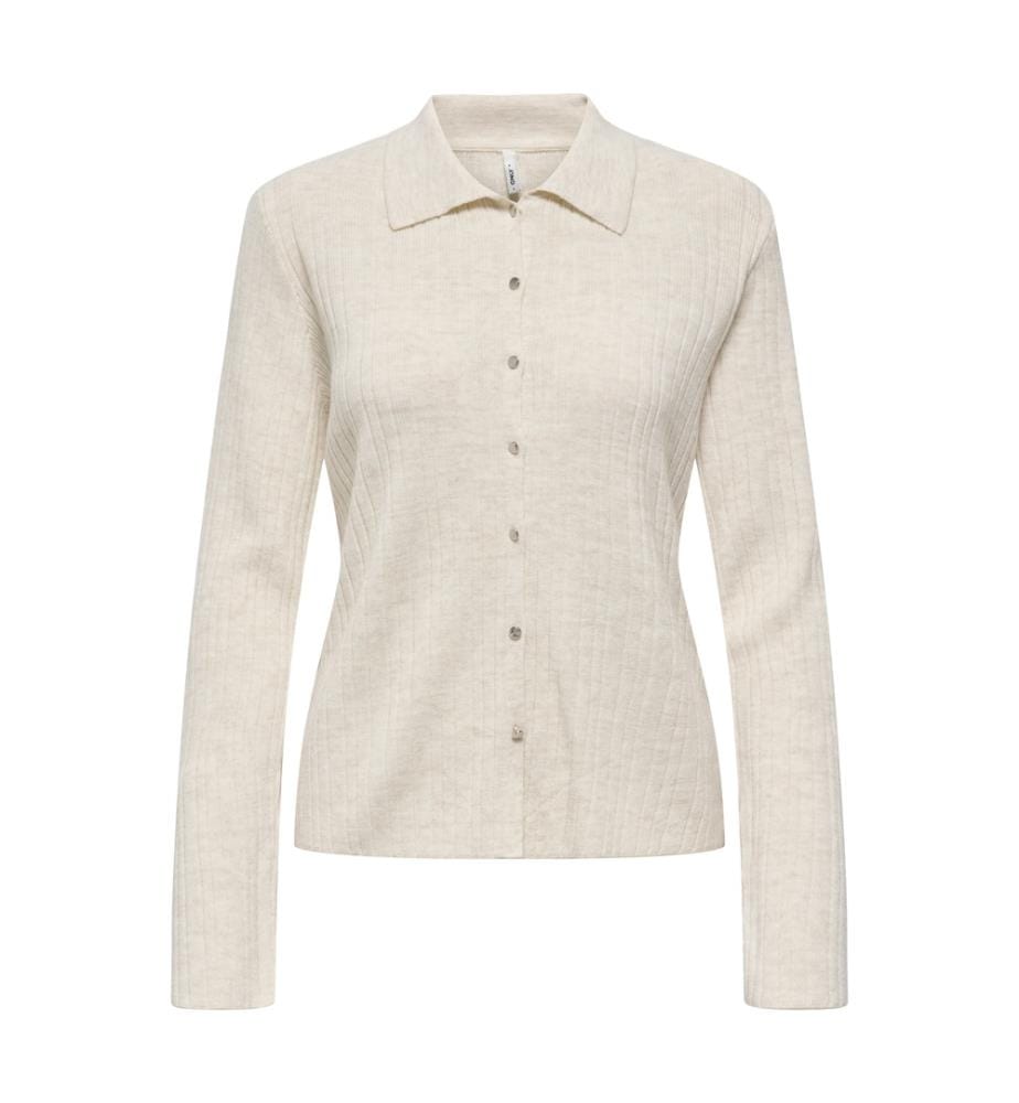 Cardigan lavorato a maglia - Misto pomice