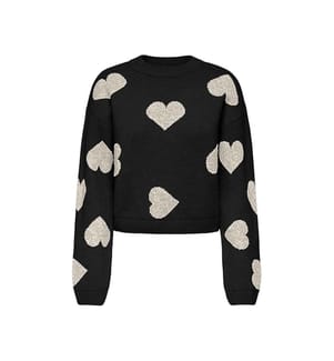 Sweater - Black Light grey