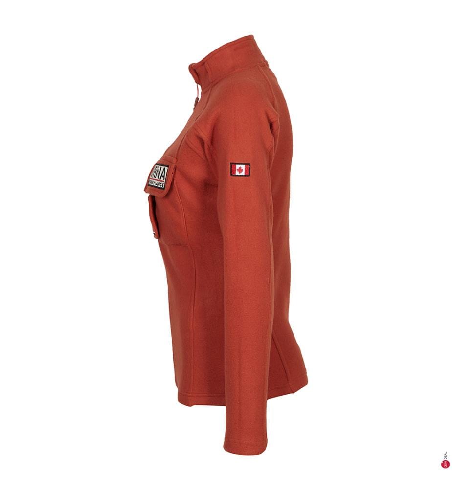 Polar Fleece Jacket Tantouana - Brick-red