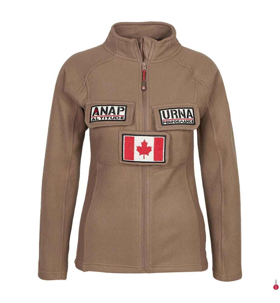 Polar Fleece Jacket Tantouana - Taupe