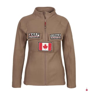Polar Fleece Jacket Tantouana - Taupe