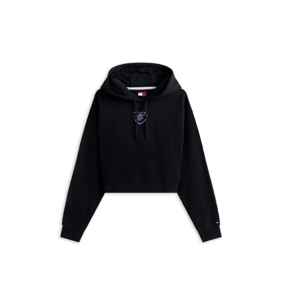 Hoodie short - Black