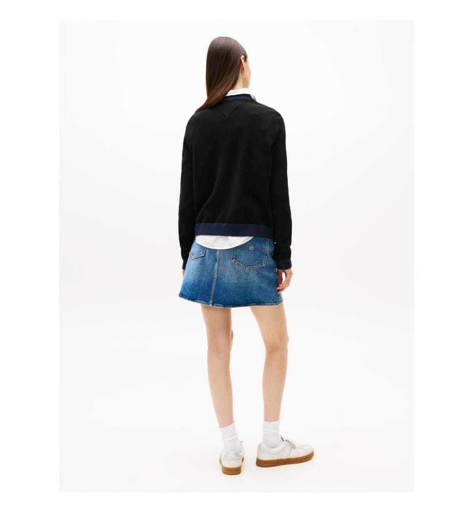 Round-neck sweater - Black