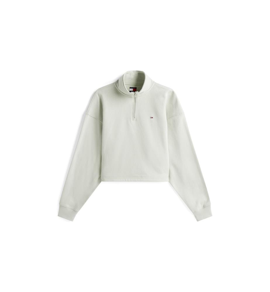 Pullover mit Reissverschluss 1/4 - Misty Sage